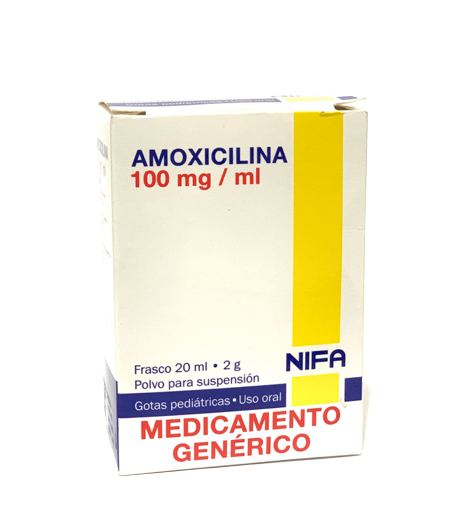 AMOXICILINA 100 MG GOTAS PEDIATRICAS