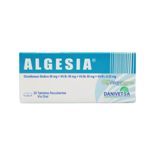 ALGESIA 50 MG CAJA X20 TABL(DICLOFENACO)