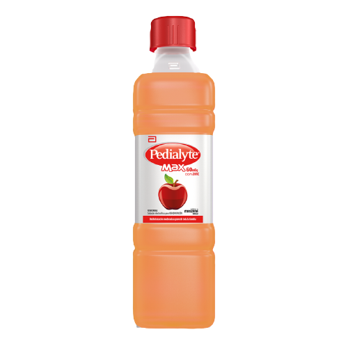 PEDIALYTE 60 MAX SOL MANZANA FCO 500ML