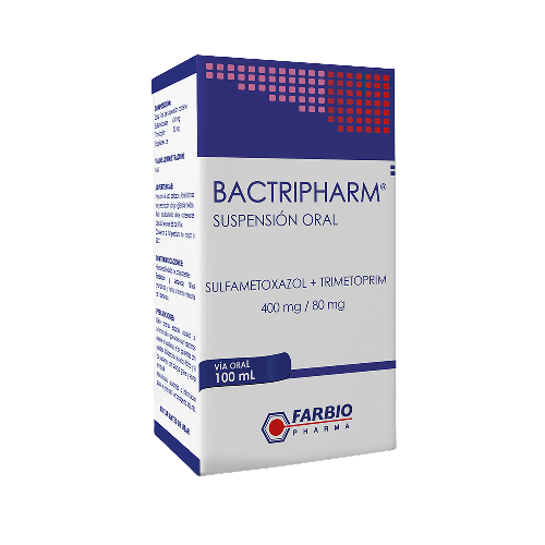BACTRIPHARM SUSP DE 100ML 400MG/80MG