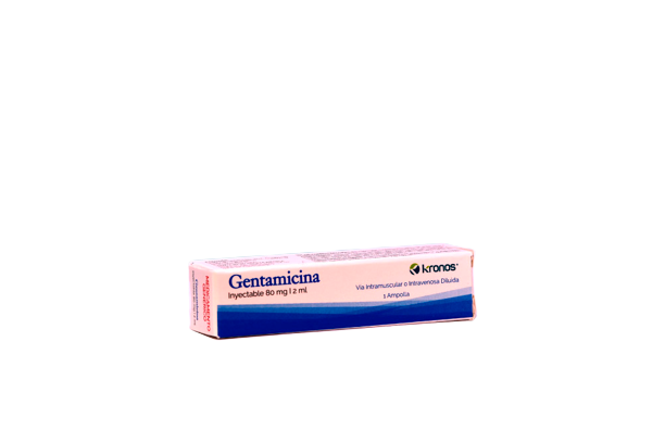 GENTAMICINA 80MG/2ML CAJA 5 AMP