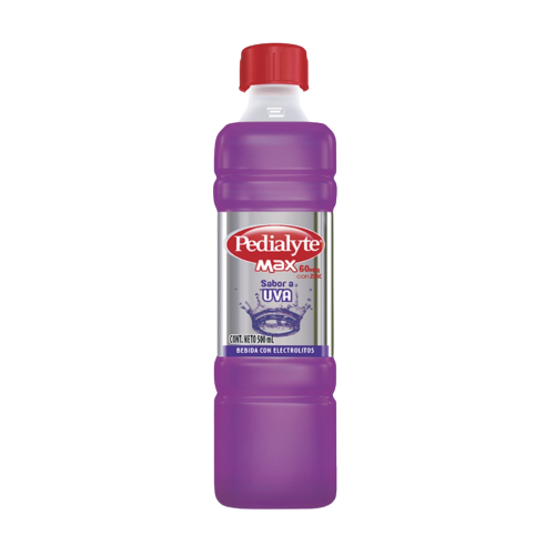 PEDIALITE 60 MAX SOL ORAL UVA FCO 500ML