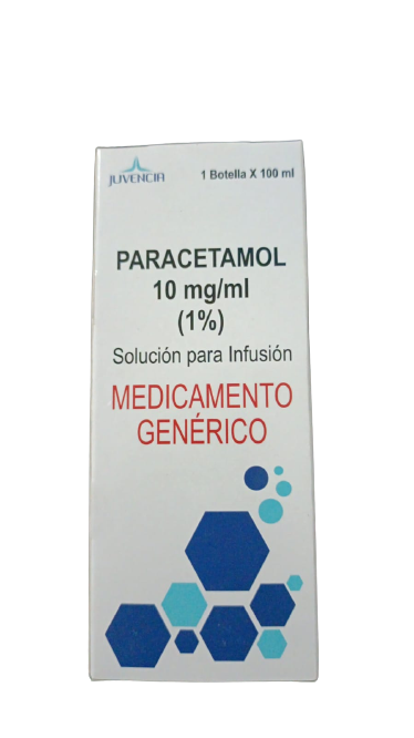 PARACETAMOL 10MG/1% ML   SOLUC INY