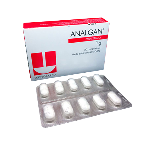 ANALGAN 1 G CAJA X 20 TABLETAS